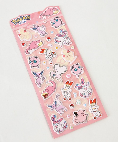 FLANEEK. ステッカー ポケットモンスターぷっくりシール（ポケモン