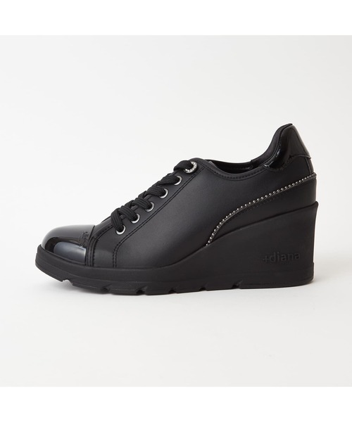 「+diana」 ローカットスニーカー 23.5cm グレー レディース_画像7