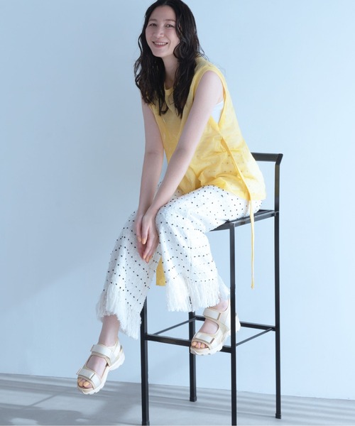 「enchanted」 フラットサンダル S シルバー レディース_画像4