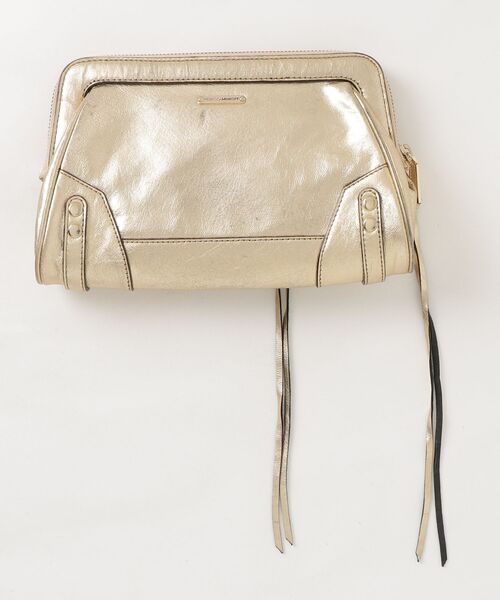 「REBECCA MINKOFF」 クラッチバッグ - ゴールド レディース_画像2
