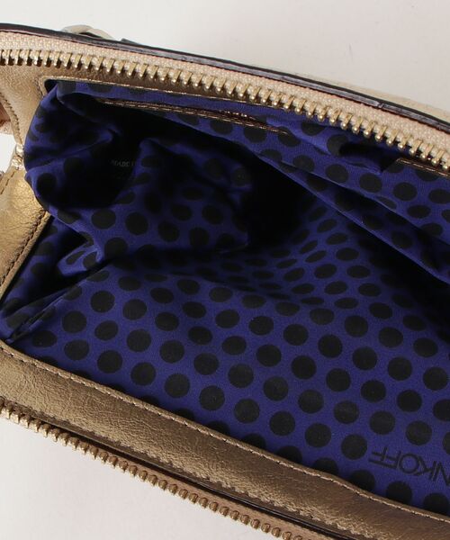 「REBECCA MINKOFF」 クラッチバッグ - ゴールド レディース_画像4