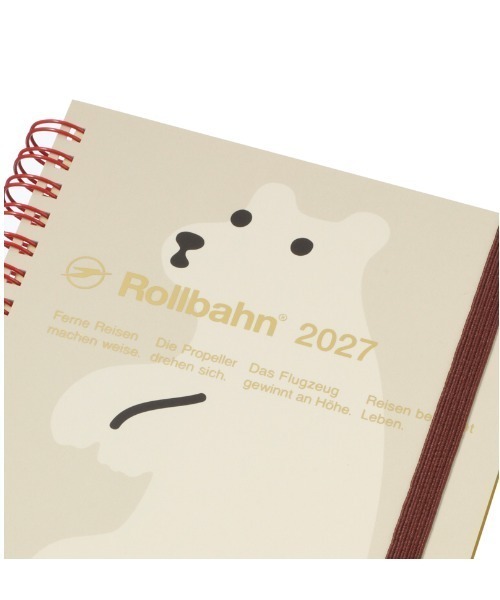 Rollbahn 手帳 「2027年版／2026年10月始まり手帳」ロルバーン