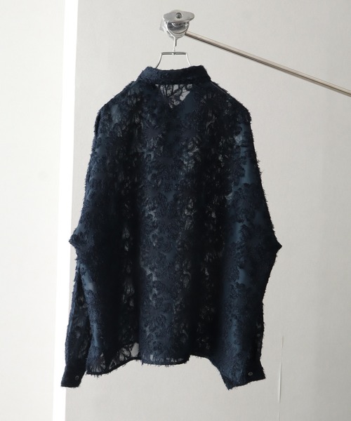 「welise」 長袖シャツ L ホワイト メンズ_画像4