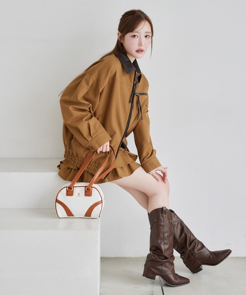 「one after another NICE CLAUP」 キュロット FREE ネイビー レディース_画像7