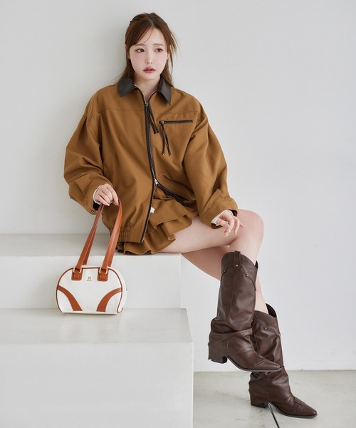 「one after another NICE CLAUP」 キュロット FREE ネイビー レディース_画像8