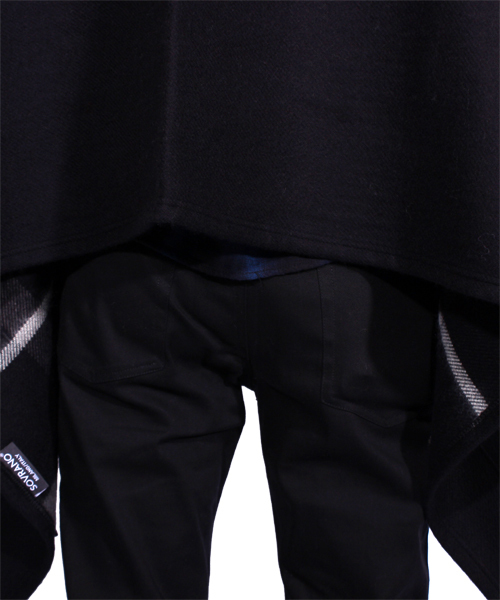 8 ポンチョ 大判2WAYチェックポンチョ メンズ レディース : ZOZOTOWN