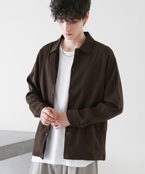 coach コーチ　スタンドカラー　ジップアップジャケット　ブルゾン　M 美品 MARBLES（マーブルズ）の「mj7895-COACH JKT (EMBLEM) コーチ
