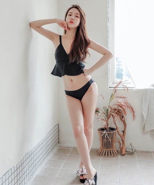 Lace Ladies 水着 カバーアップショートパンツ付キャミソール