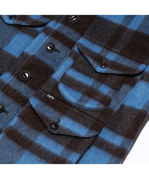 TMT アウター 【中川大志さん着用】PLAID FUR WORK SHIRTS-TYPE TMT アウター 【中川大志さん着用】PLAID FUR WORK SHIRTS-TYPE