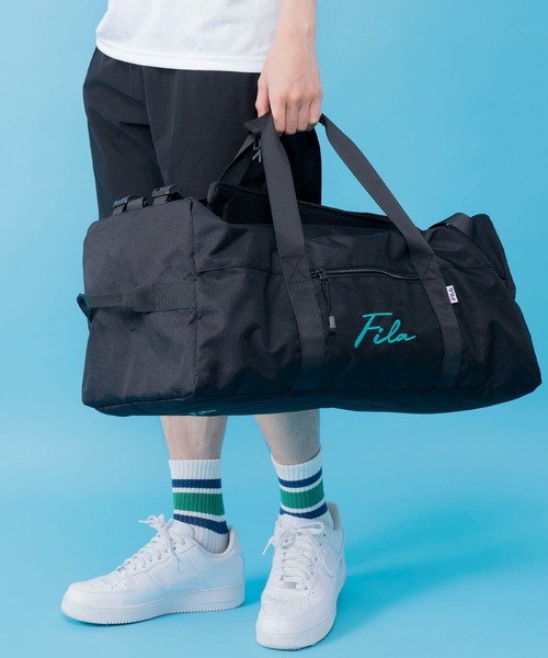 FILA ボストンバッグ 「FILA/フィラ」 別注 ミニ 筆記体 ロゴ
