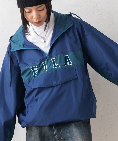 ★本日限定‪☆最終価格★新品♡FILA♡ナイロンアノラックパーカー Amazon | [フィラ] ナイロンジャケット アノラックパーカー