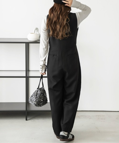 サロペット オーバーオール ラップ風オールインワン レディース | SUGAR BISKET | 23