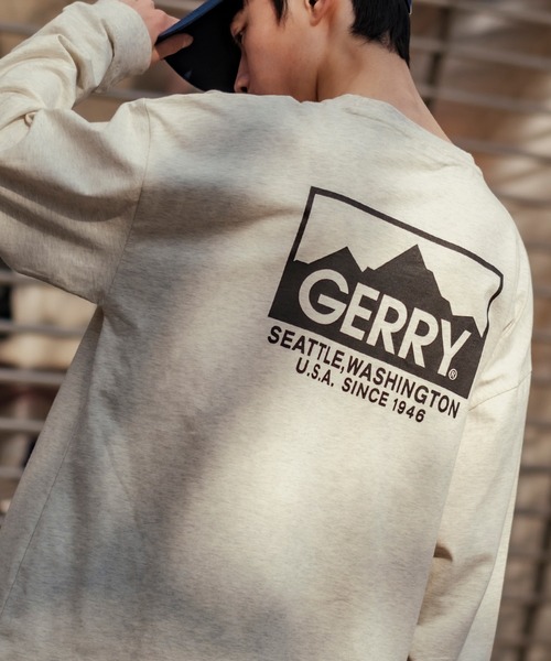 tシャツ 「GERRY」別注 プリント/ワンポイント 刺しゅう 長袖Tシャツ メンズ レディース | GERRY | 03