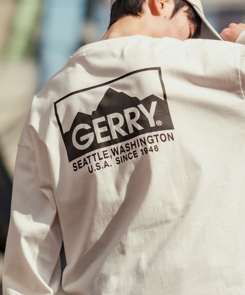 tシャツ 「GERRY」別注 プリント/ワンポイント 刺しゅう 長袖Tシャツ メンズ レディース | GERRY | 01
