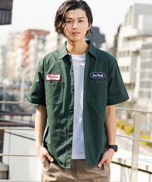 Dickies（ディッキーズ） シャツ ブラウス ワッペンワークシャツ