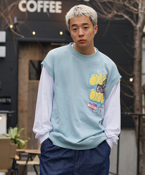 UNIT（NIXON） tシャツ 「UNIIT/ユニット」 別注 フェイクベスト