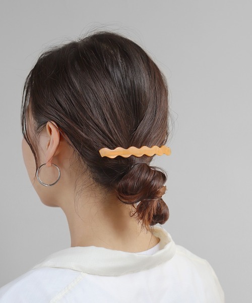 ANEMONE（アネモネ） ヘアクリップ マーブルウェーブバレッタ