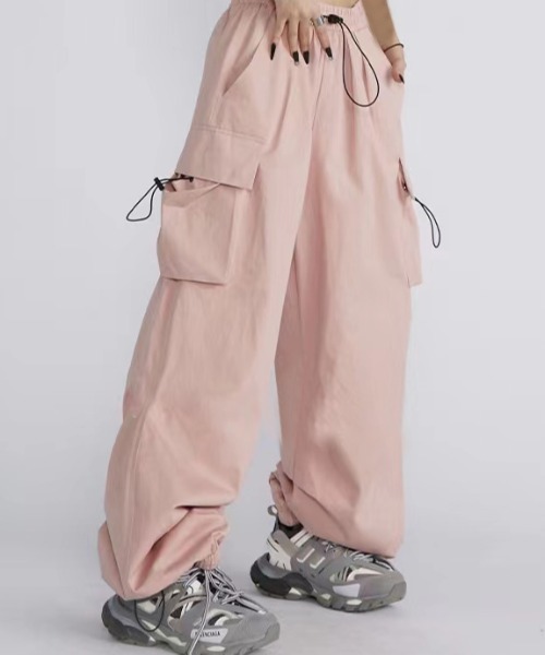 THE RERACS ザリラクス ワイド テーパード カーゴ パンツ THE RERACS│ザ・リラクス / RERACS US CARGO PANTS(GUNMETAL GRAY)
