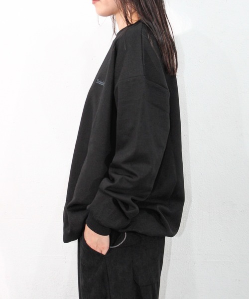BROKEN BASE tシャツ オーバーサイズ裾ドローコードロンT メンズ