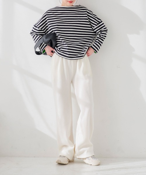 KOBE LETTUCE（神戸レタス） パンツ 「 裏起毛 」 ワイドストレート