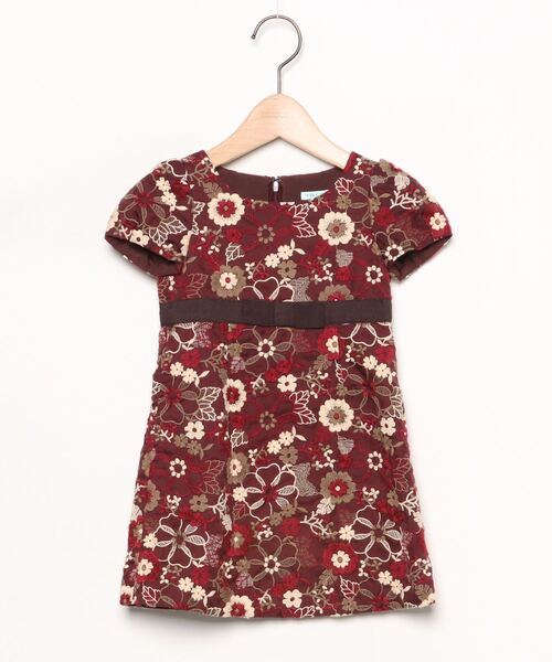 TOCCA」 「KIDS」半袖ワンピース 100 ブラウン キッズ : 79195362  