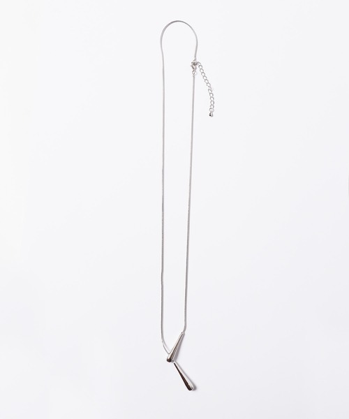 ROOP TOKYO ネックレス Yシェイプ カーブド メタルネックレス