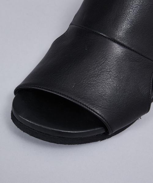 alfredoBANNISTER WRAP SHOES ブラックサンダル alfredoBANNISTER WRAP SHOES ブラックサンダル