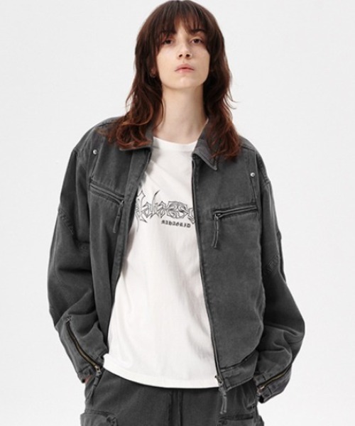 MAHAGRID 革ジャン ライダース 「mahagrid/マハグリッド」OVERDYED 