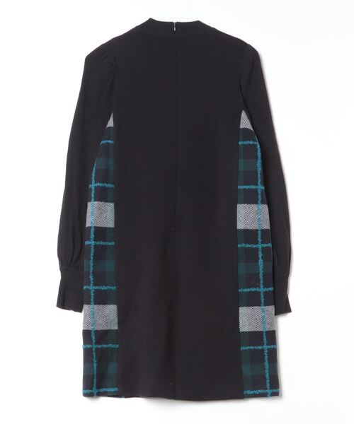 BLUE LABEL CRESTBRIDGE」 ニットワンピース 36 ネイビー レディース 