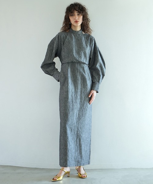 ワンピース HALTER LAYERED ONEPIECE_11
