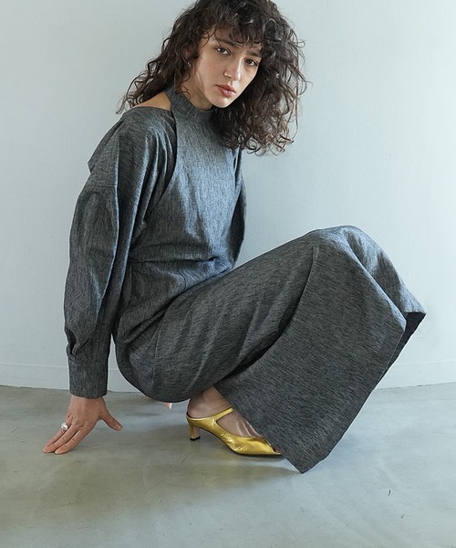 CLANE（クラネ） ワンピース HALTER LAYERED ONEPIECE : ZOZOTOWN