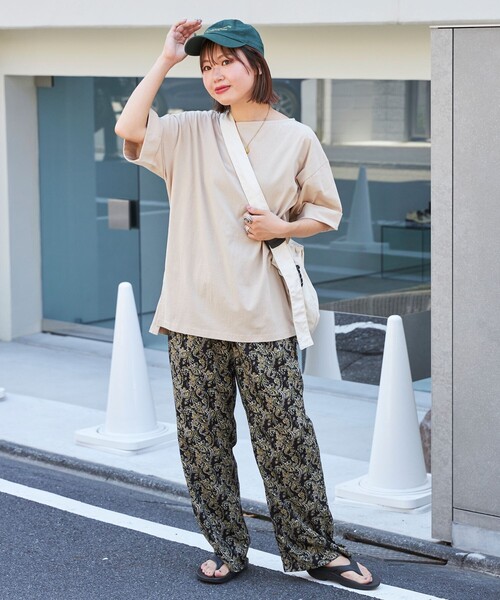 【美品】ENFOLD スビン天竺 ワイドボックスTシャツ ENFOLD / エンフォルド | スビン天竺 ワイドボックスT シャツ | 38
