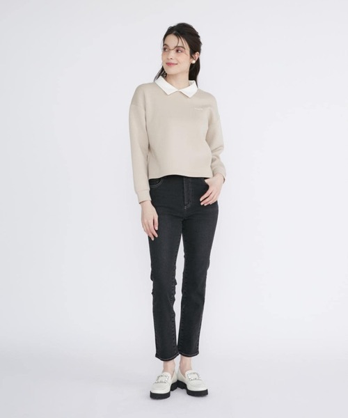 ジーンズ デニム デニムパンツ 「Maglie Jeans」スリムストレートデニムパンツ「カイハラデニム」 レディースの画像