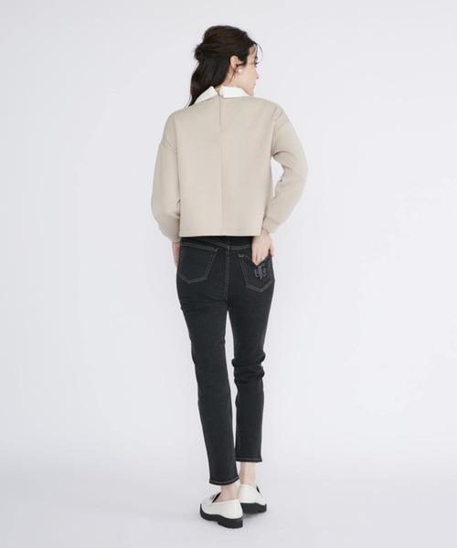 ジーンズ デニム デニムパンツ 「Maglie Jeans」スリムストレートデニムパンツ「カイハラデニム」 レディースの画像