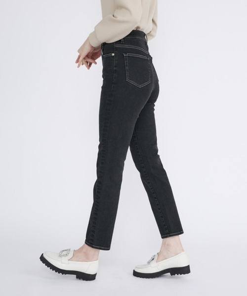 ジーンズ デニム デニムパンツ 「Maglie Jeans」スリムストレートデニムパンツ「カイハラデニム」 レディースの画像