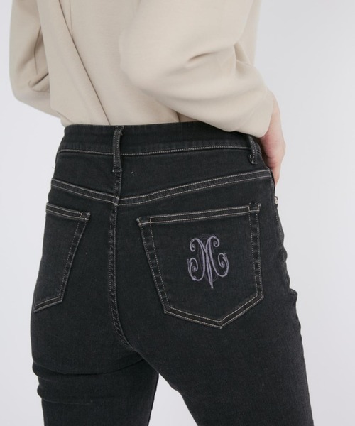 ジーンズ デニム デニムパンツ 「Maglie Jeans」スリムストレートデニムパンツ「カイハラデニム」 レディースの画像