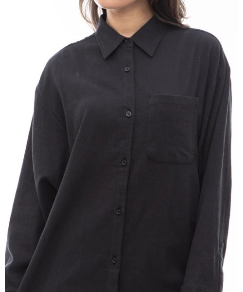 ブラウス シャツ RVCA レディース GIMME COVERUP ロングスリーブシャツ 「2024年夏モデル」/ルーカ長袖シャツ レディース