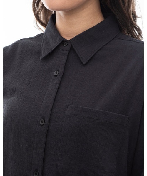RVCA ブラウス シャツ レディース GIMME COVERUP ロングスリーブ