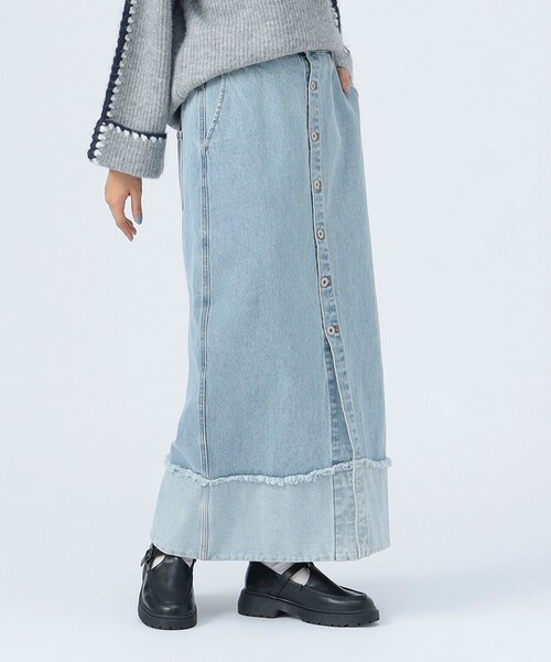 BEAMS HEART（ビームス ハート） スカート 「WEB限定」ターンバック