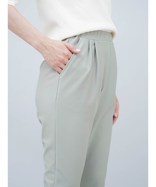 YORT パンツ 「ストレッチ」インスリットジョガーパンツ レディース YORT パンツ 「ストレッチ」インスリットジョガーパンツ レディース