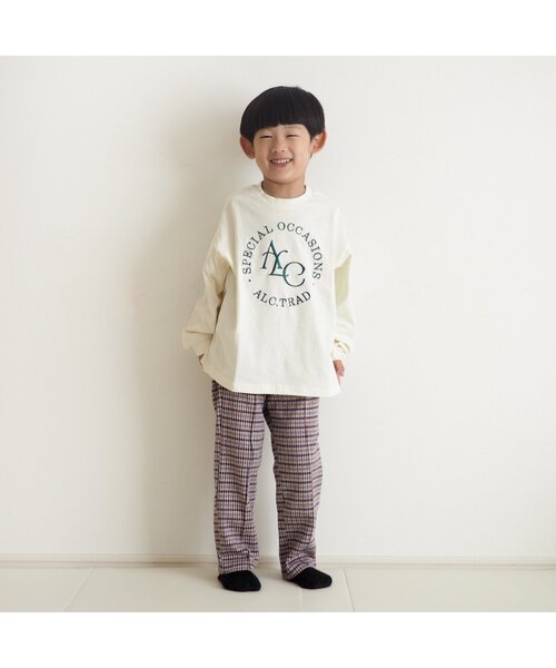 apres les cours tシャツ ALC ロゴ刺繍Tシャツ キッズ 子供服