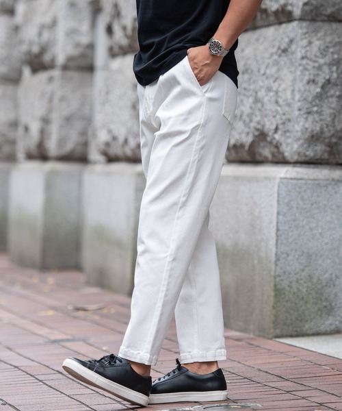 チノパン 「vicci/ヴィッチ」ストレッチワイドテーパードパンツ メンズ レディース | SILVER BULLET | 07