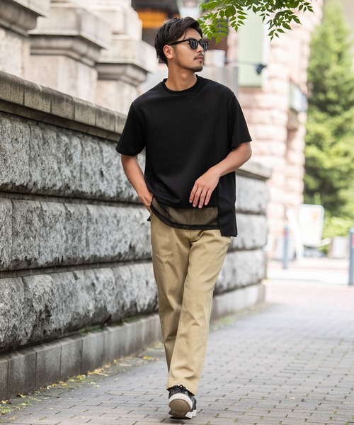 チノパン 「vicci/ヴィッチ」ストレッチワイドテーパードパンツ メンズ レディース | SILVER BULLET | 24