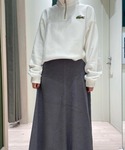 トレーナー スウェット ハーフジップスタンドカ...の詳細画像1