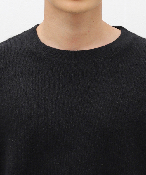 SEEALL 23AW シーオール　ヤクオーバーサイズクルーネックセーター SEEALL セーター ニット 「SEEALL / シーオール」OVERSIZED CREWNECK