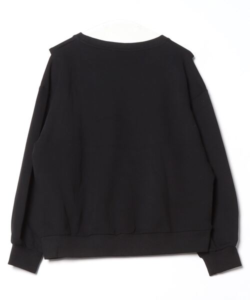 トレーナー スウェット 「nmtc+」ribbon design sweat shirt レディース トレーナー スウェット 「nmtc+」ribbon design sweat shirt