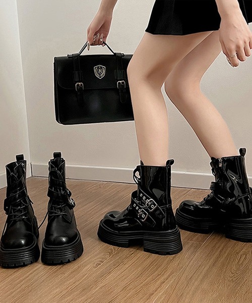 Ann Demeulemeester  レースアップブーツ 厚底　れい様用 Ann Demeulemeester レースアップブーツ 厚底 れい様用