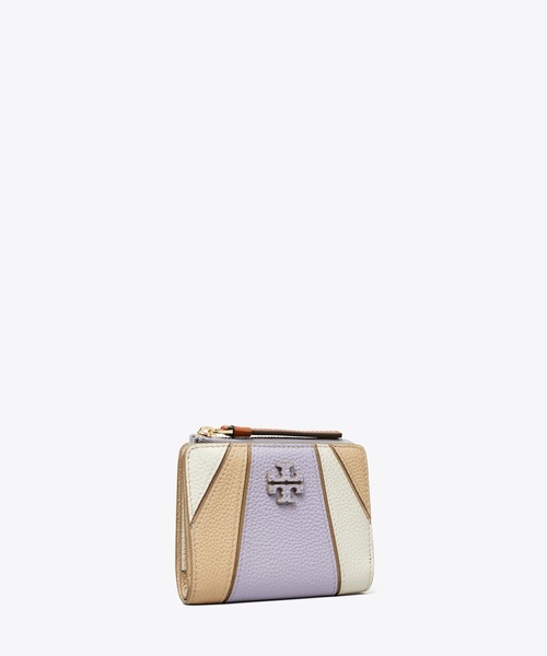 【美品】トリーバーチ 財布 マックグロー バイフォールド ウォレット TORY BURCH 財布 マックグロー カラーブロック バイフォールド