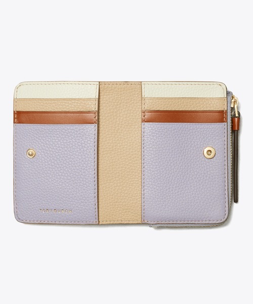 国内直営【Tory Burch】カラーブロック バイフォールド 財布 カラーブロック バイフォールド ウォレット: レディース 財布