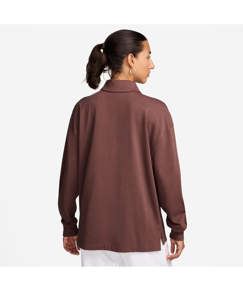 ポロシャツ ポロ ナイキ NIKE ナイキ  NSW ESSNTL OS L/S ポロ OPP レディース NIKE ポロシャツ ポロ ナイキ NSW エッセンシャル OS L/S